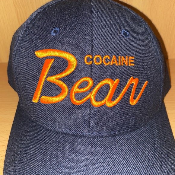 Navy Blue & Orange Cocaine Bear Ky For Ky Hat For Sale - Picture 3 of 7